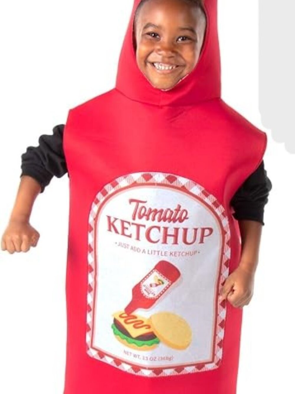 🍅 NWT Hauntlook Kids Tomato Ketchup Halloween Costume (1-pk) -XL🍅